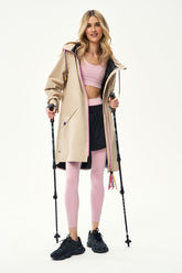 Długa kurtka przeciwdeszczowa Soft Dunes