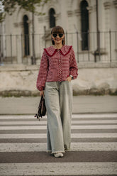 Szerokie spodnie jeansowe Move On