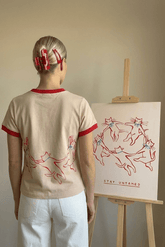 T-shirt Rebel Cats x Kit Agar