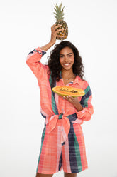 Szorty lniane Paradise Code