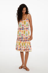 Sukienka na ramiączkach Tropical Fiesta