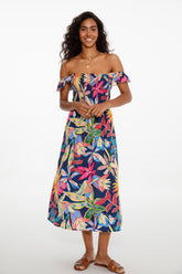 Sukienka midi na ramiączkach Palm Sugar