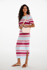 Sukienka crochet Retro Resort