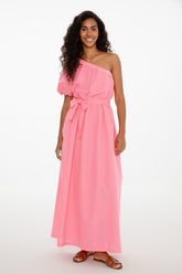 Sukienka na jedno ramię Geranio