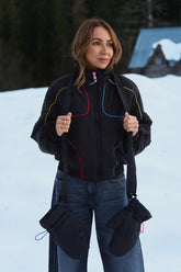 Kurtka zimowa z rękawiczkami Retro Ethno