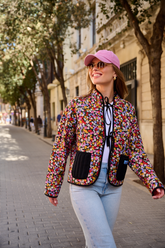 Lekka kurtka pikowana Blossom Charm