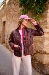 Kurtka dwustronna Pink Cheetah