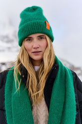 Czapka Puffy Emerald