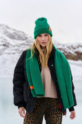 Szalik Puffy Emerald