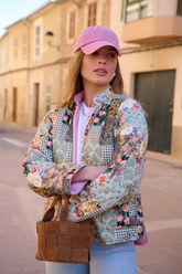 Kurtka dwustronna Pink Meadow