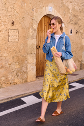 Spódnica midi Fleur Soleil