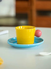 Filiżanka Handmade Żółta