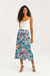 Spódnica midi z rozcięciem Flowers Avenue