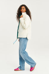 Kurtka dwustronna Poppy Ocean Wave