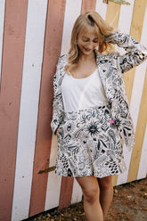 Marynarka z lnem Fresco of Desire