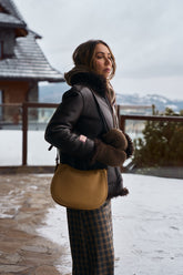 Kurtka Fluffy Mocha Moonrise