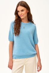 Sweter z krótkim rękawem Aquarelle