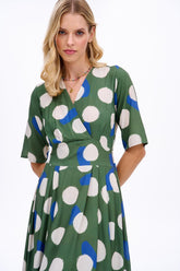 Sukienka midi Lucky Dot