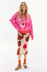 Spódnica dzianinowa Lucky Move