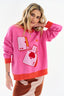 Sweter Heart on Fire