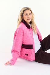 Kurtka pikowana Raspberry Jam