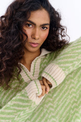 Sweter polo z moherem Almost Silence