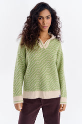 Sweter polo z moherem Almost Silence