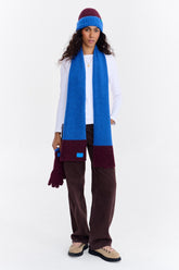 Szalik DuoPuff Plum Ocean