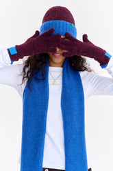 Rękawiczki DuoPuff Plum Ocean