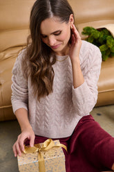 Wełniany sweter Oatmeal Latte