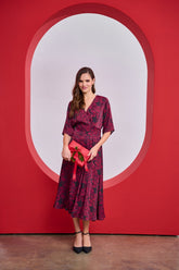 Sukienka midi Cranberry Spark