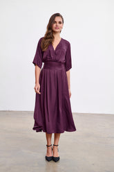 Sukienka midi Plum Affair