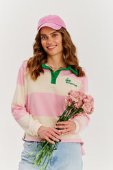 Longsleeve polo Candy Court