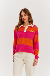 Longsleeve polo Sunkissed