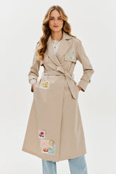 Klasyczny trencz Letters to Spring