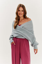 Narzutka swetrowa multiway Dreamy Sky