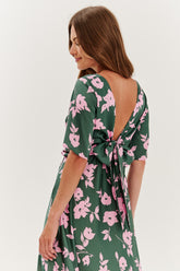 Sukienka midi dwustronna Verde Ragazza