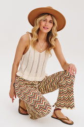 Spodnie crochet Whispering Dunes