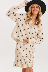 Lniana spódniczka mini Sunny Jane