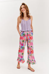 Spodnie z falbanką Club Del Sol