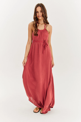 Długa sukienka muślinowa Driftwood