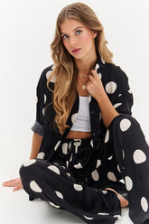 Szerokie spodnie Lucky Dots