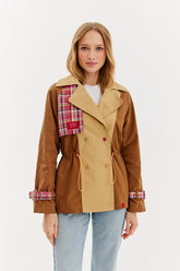 Krótki trencz Coffee Break