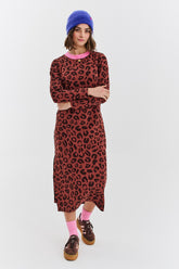 Sukienka dzianinowa Modern Leopard