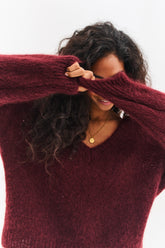 Sweter z wełną Berrylicious