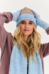 Czapka DuoPuff Sky Latte