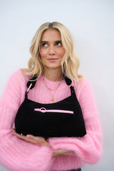 Torebka zamszowa Rebel Pink