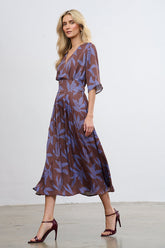 Sukienka midi Lavender Wine