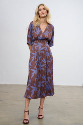 Sukienka midi Lavender Wine