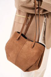 Torebka skórzana typu shopper Gold Rush